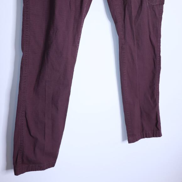 VUORI Ripstop Pant Chestnut Mid Rise Drawstring Tapered Leg Women's XS - Picture 6 of 10